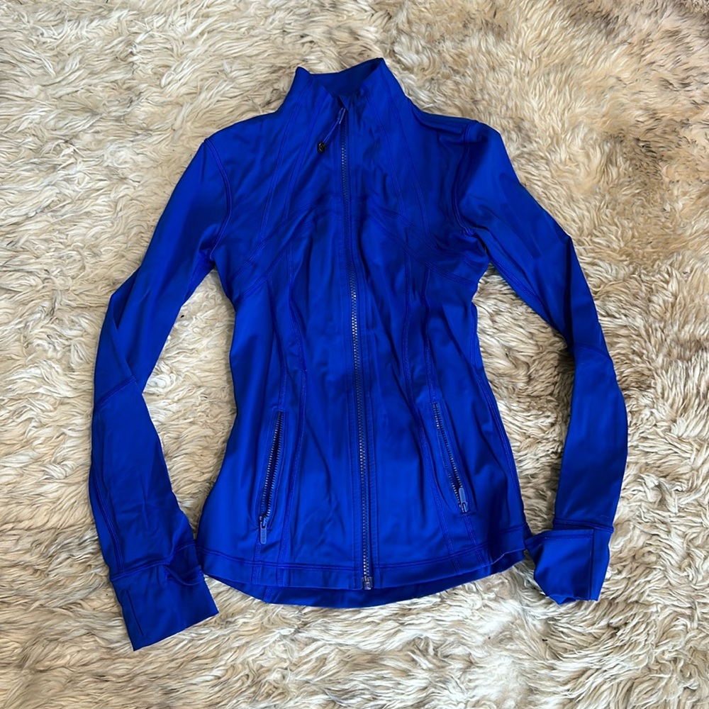 Blue Women's Zip-Up Athletic Jacket